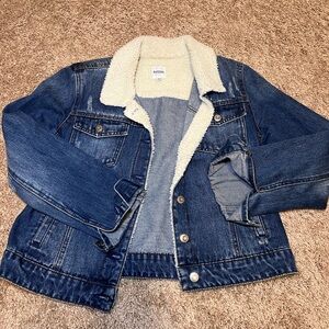 Kenzie Denim Jacket with Sherpa Collar